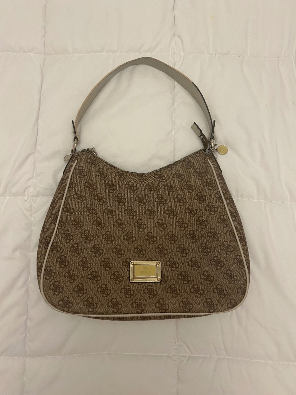 Guess Vanilla Reama Satchel Bag
